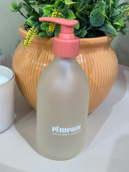 Bouteille Rechargeable vide, Pompe Rose 250 ml