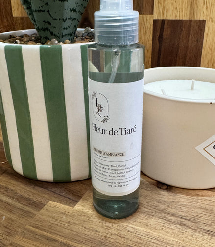 Brume d'ambiance parfumée et végétale Fleur de Tiaré - 100ml