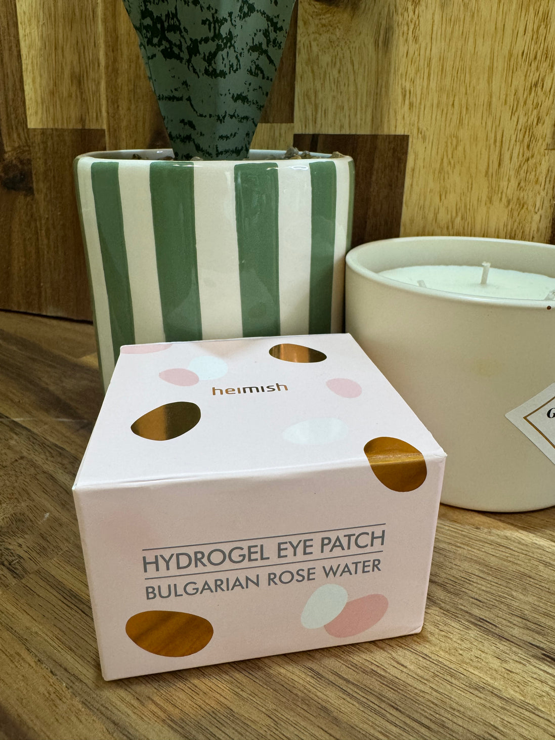 Patch Hydrogel pour les Yeux à l'Eau de Rose Bulgare - 60 pcs