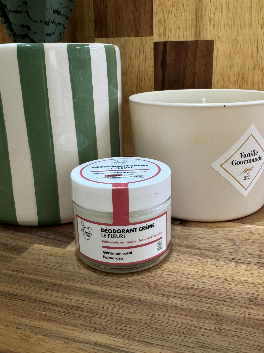 Déodorant crème le fleuri - Géranium rosa &amp; Palmarosa