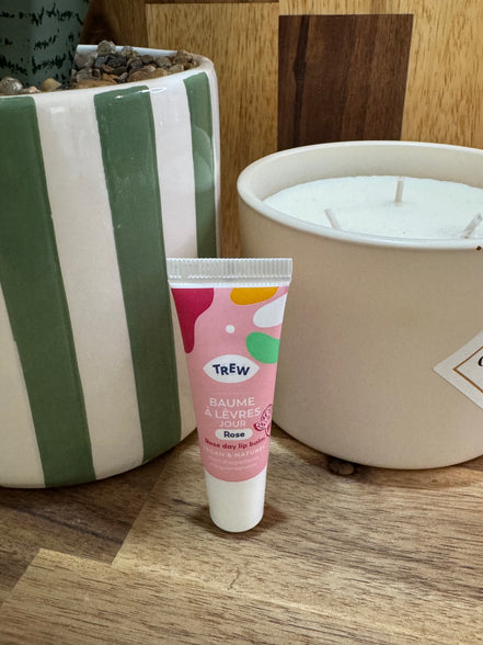 Baume à lèvre 100% naturel et Vegan à la rose