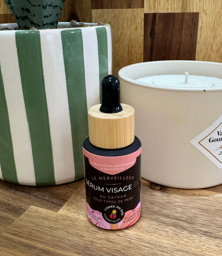 Sérum visage au safran BIO Le merveilleux