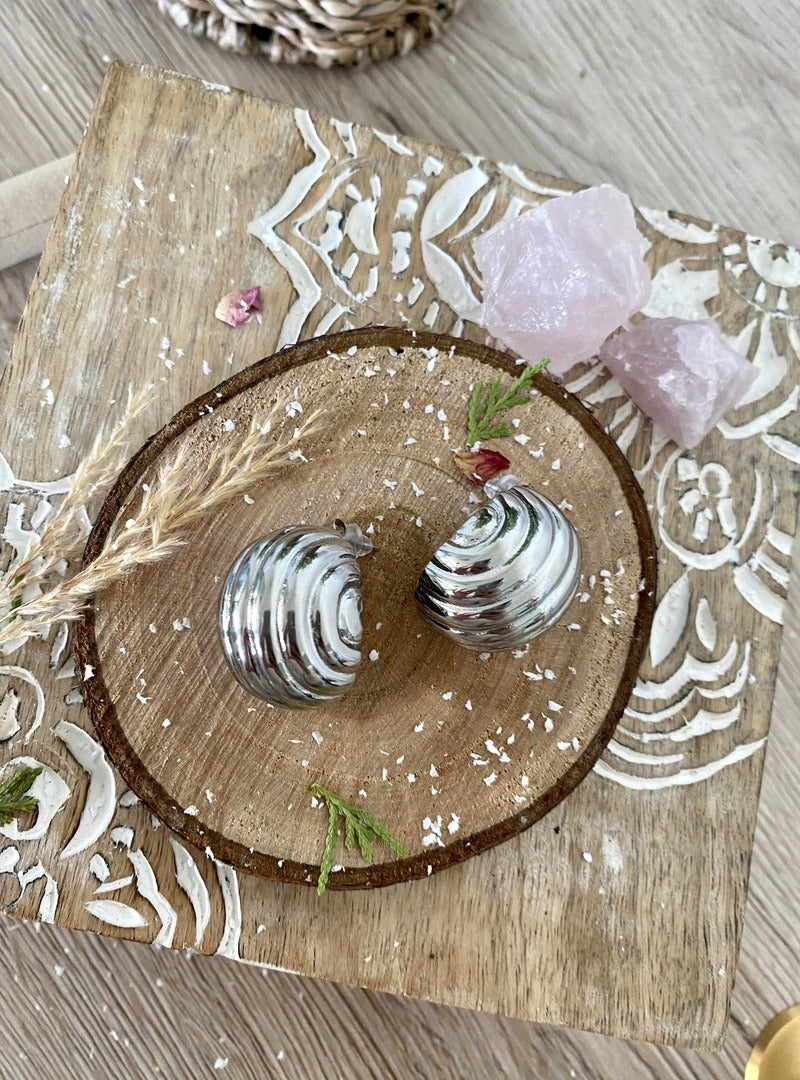 Boucles puces Mélanie - Argent