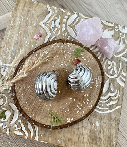 Boucles puces Mélanie - Argent