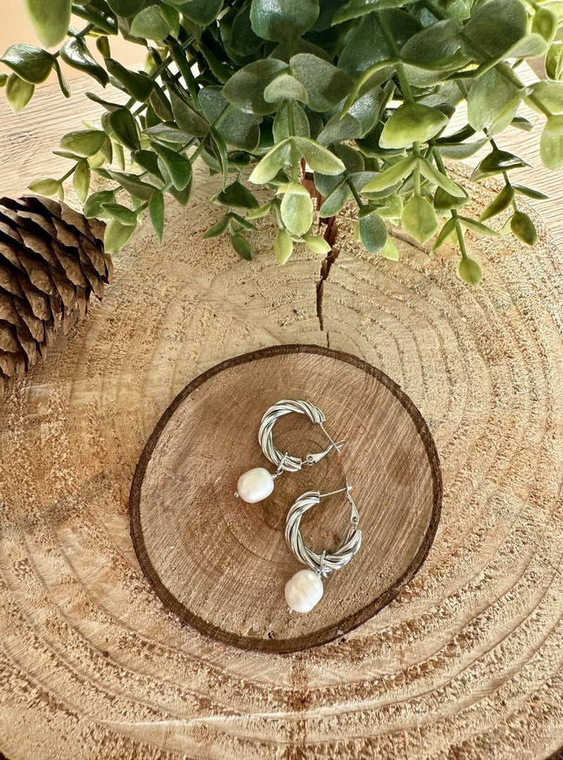 Créoles Chouquette - Argent