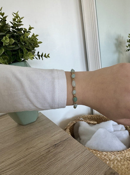 Bracelet Katia - Pierre d'Amazonite