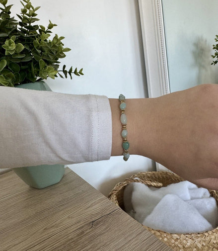 Bracelet Katia - Pierre d'Amazonite