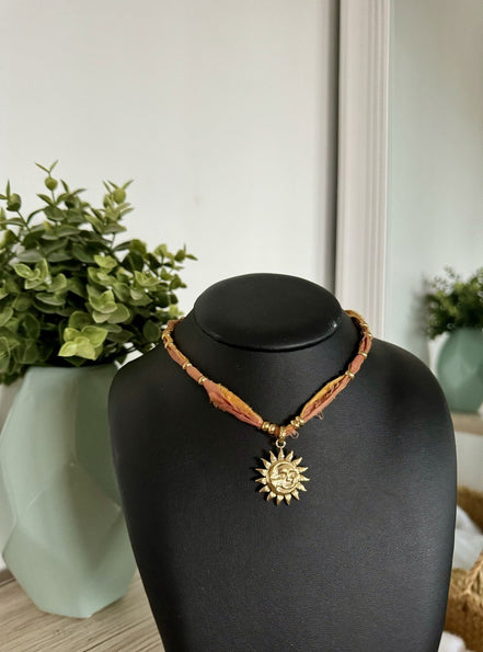 Collier en tissu - Ella