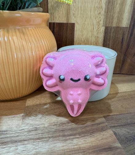 Bombe de bain mignonne Axolotl