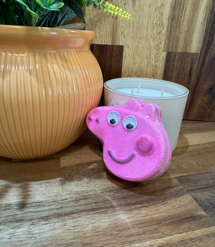 Bombe de bain Cochon Rose