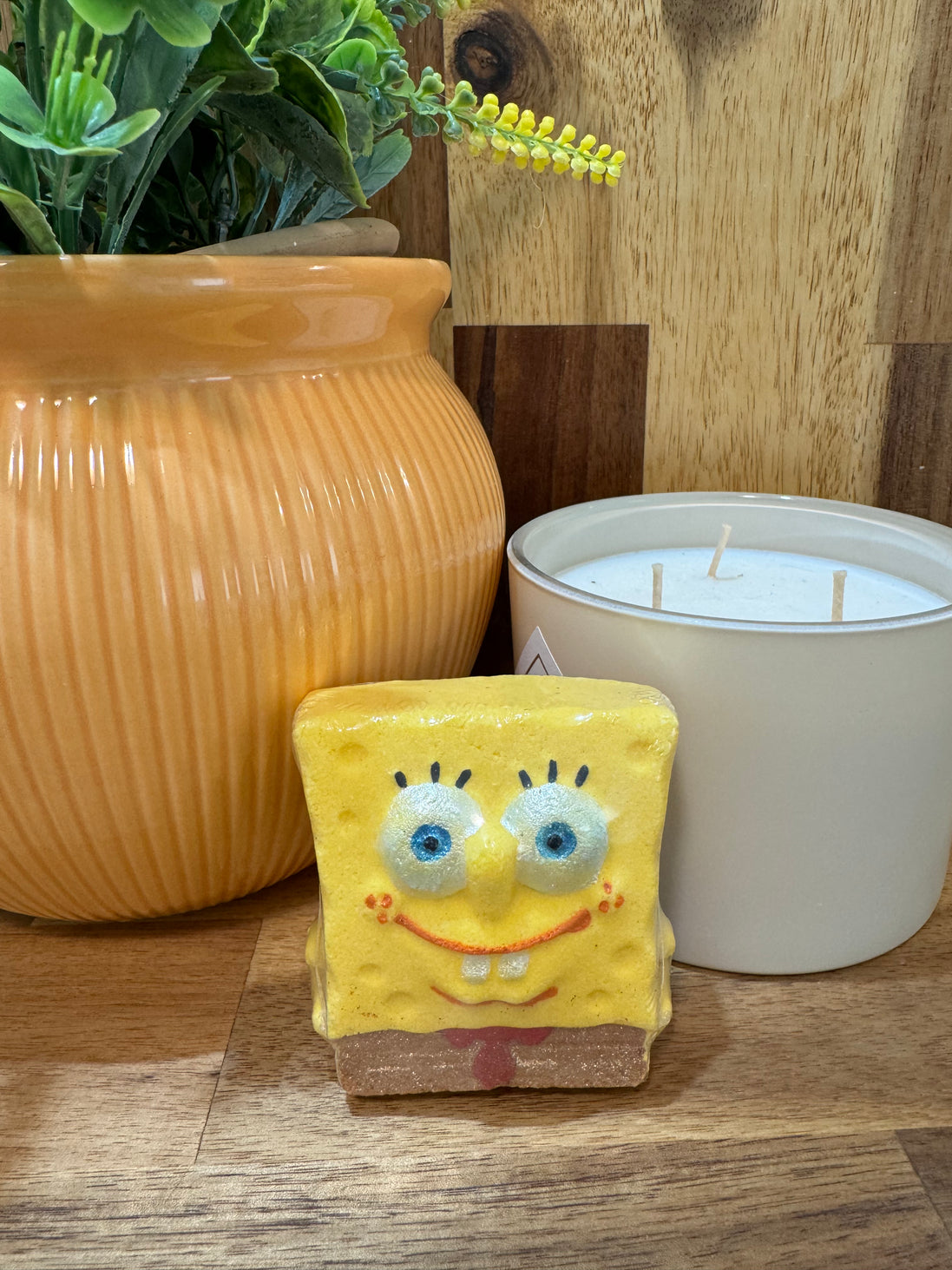 Bombe de bain mini Éponge Jaune