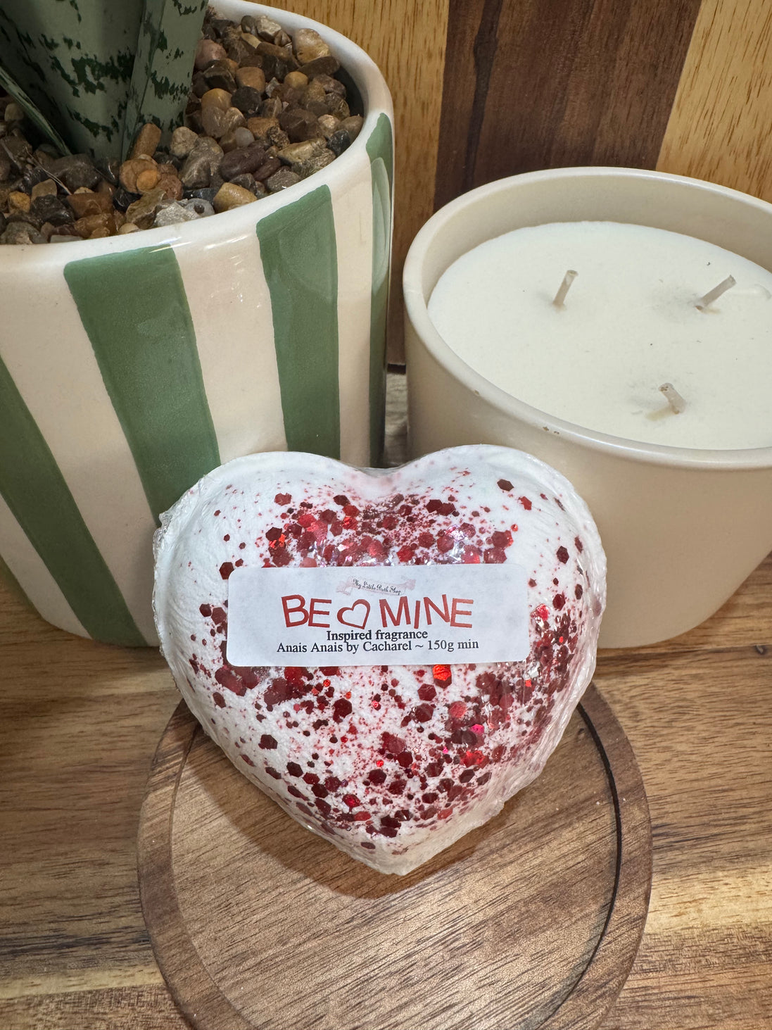 Bombe de bain cœur be mine