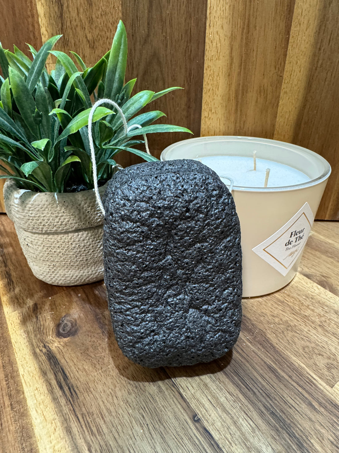 Eponge konjac XL corps Charbon de Bambou