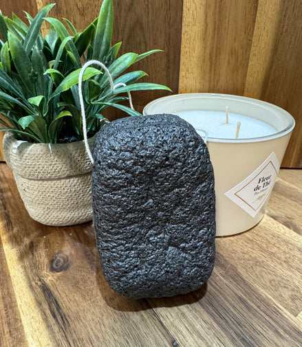 Eponge konjac XL corps Charbon de Bambou