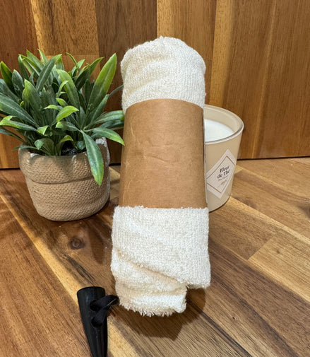 Serviette cheveux | Bambou Oekotex Écru