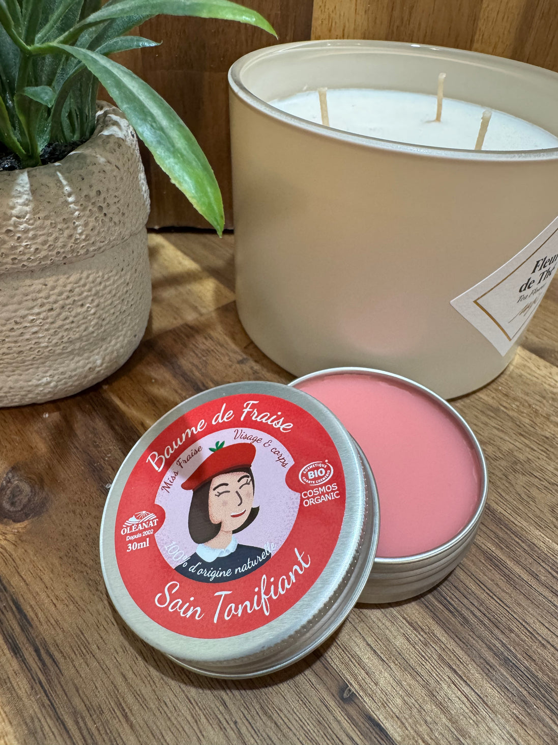 Baume de fraise biologique Miss Provence 30 ml - OLEANAT