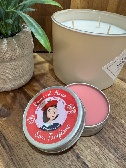 Baume de fraise biologique Miss Provence 30 ml - OLEANAT