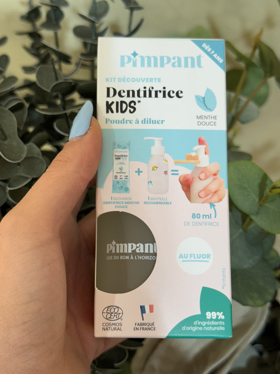 Kit Découverte Dentifrice Kids Menthe Douce (1 bouteille + 1