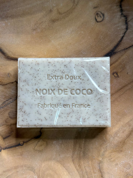 Savon de Provence solide Exfoliant parfum Noix de Coco – 100g