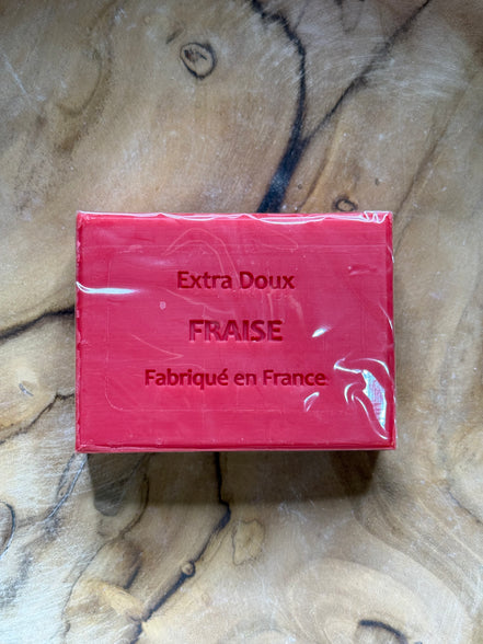 Savon de Provence solide parfum Fraise – 100g