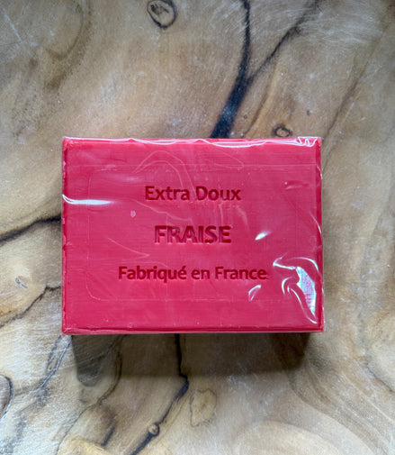 Savon de Provence solide parfum Fraise – 100g