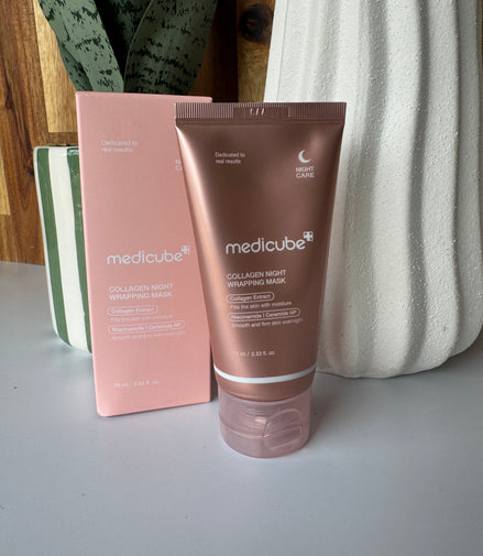 Masque facial pelable enveloppant au collagène MEDICUBE pour la nuit 75 ml