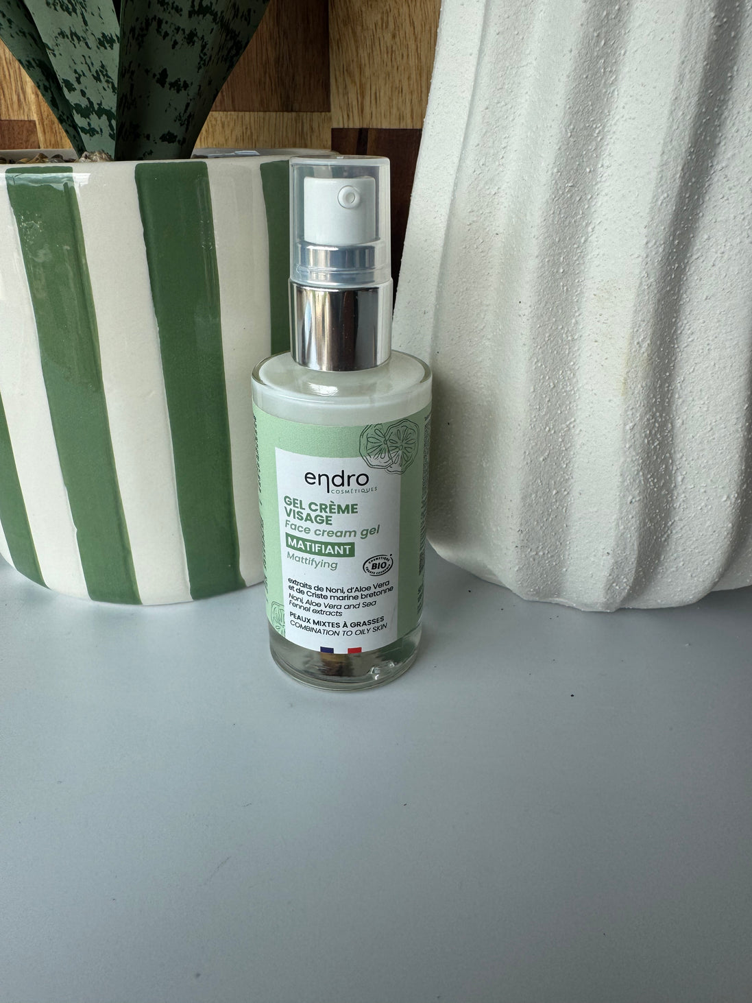 Gel crème visage peaux mixtes