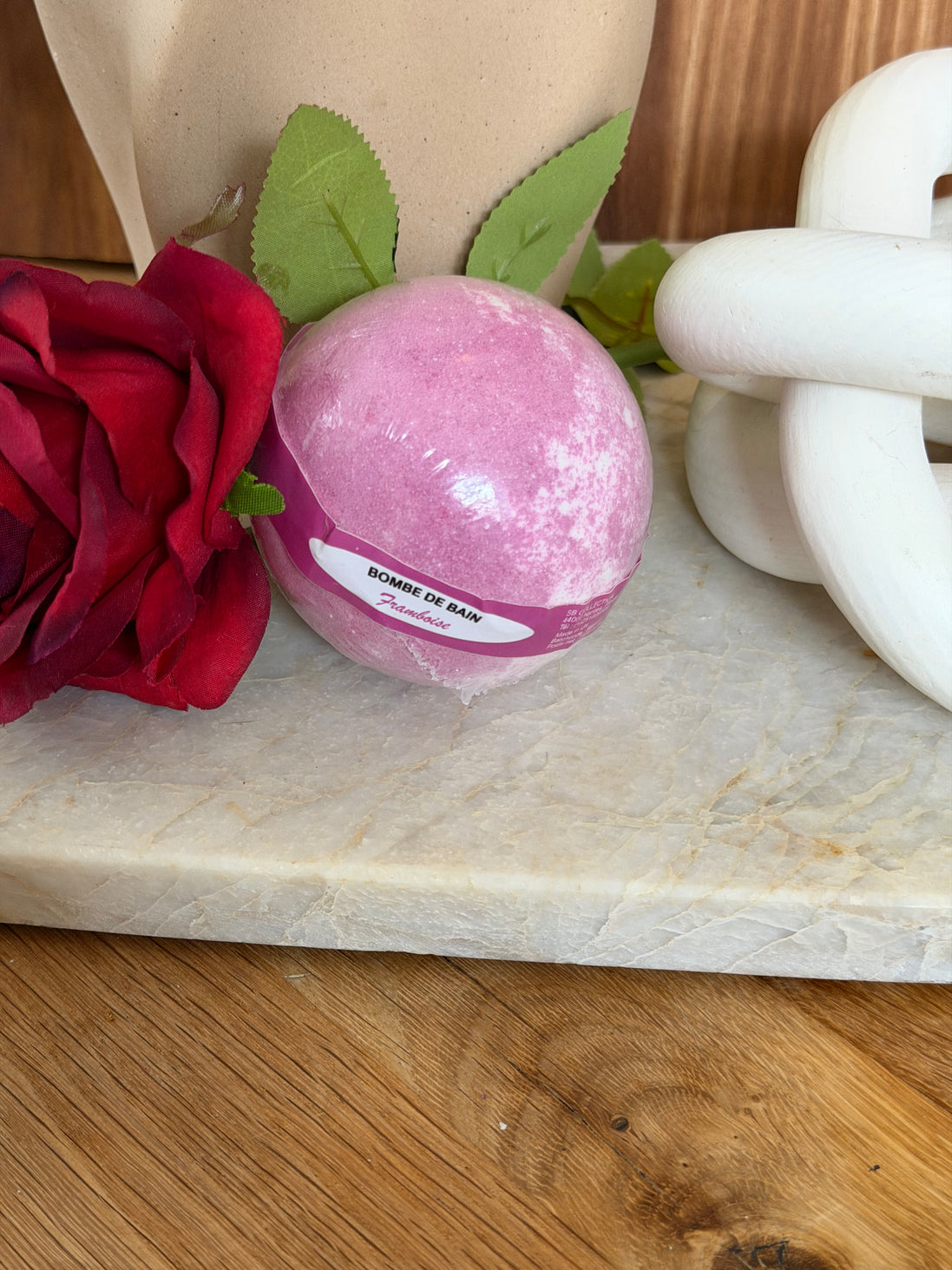 Boule effervescente 180g Framboise