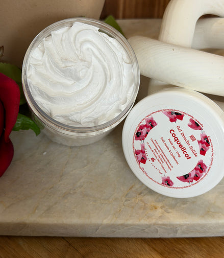 Chantilly de douche - 100g - Fait main Coquelicot