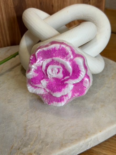 Bombe de bain ROSE milkshake à la fraise
