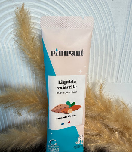 Stick Recharge Liquide Vaisselle Amande en Poudre à Diluer