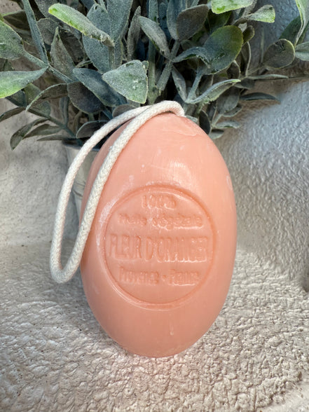 Savon ovale sur corde Fleur d'Oranger 200g