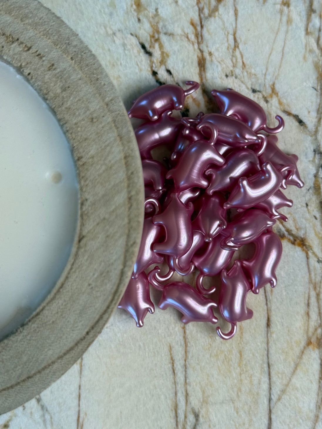 Perle de bain cochon rose