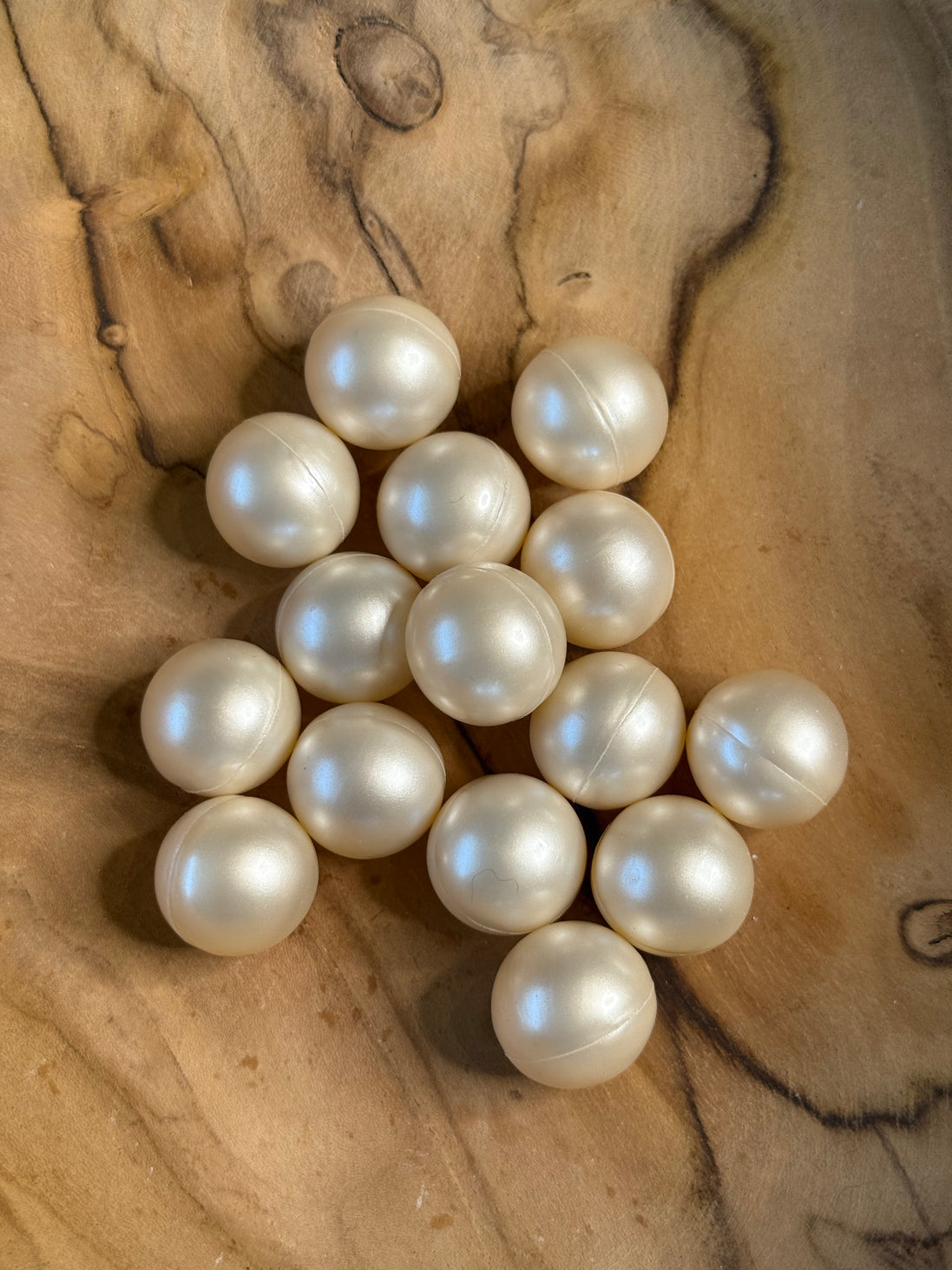 Perle de bain ronde coco