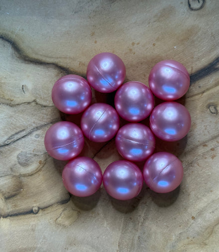Perle de bain ronde rose