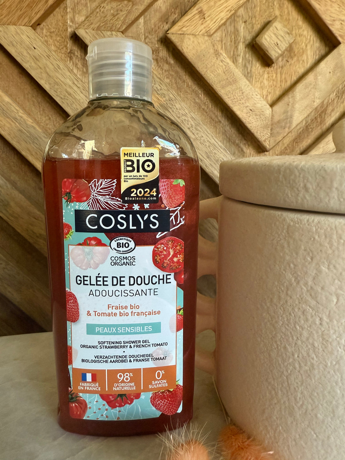GELEE DE DOUCHE ADOUCISSANTE fraise tomate