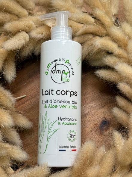 Lait corps au Lait d’Ânesse BIO et Aloé Vera BIO – 250ml