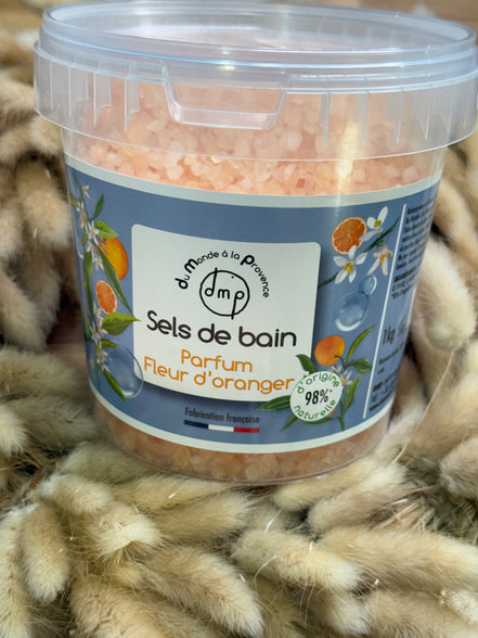 Sel de bain parfum fleur d'oranger - 1kg