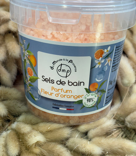 Sel de bain parfum fleur d'oranger - 1kg