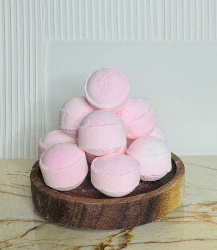 Mini bille de bain rose