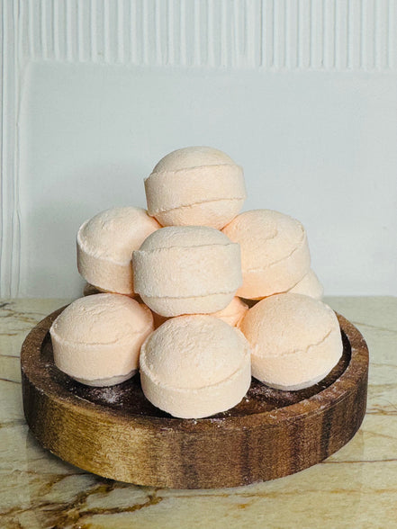 Mini bille de bain pamplemousse
