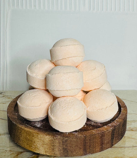 Mini bille de bain pamplemousse