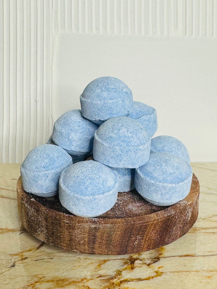Mini bille de bain violette