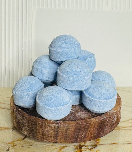 Mini bille de bain violette
