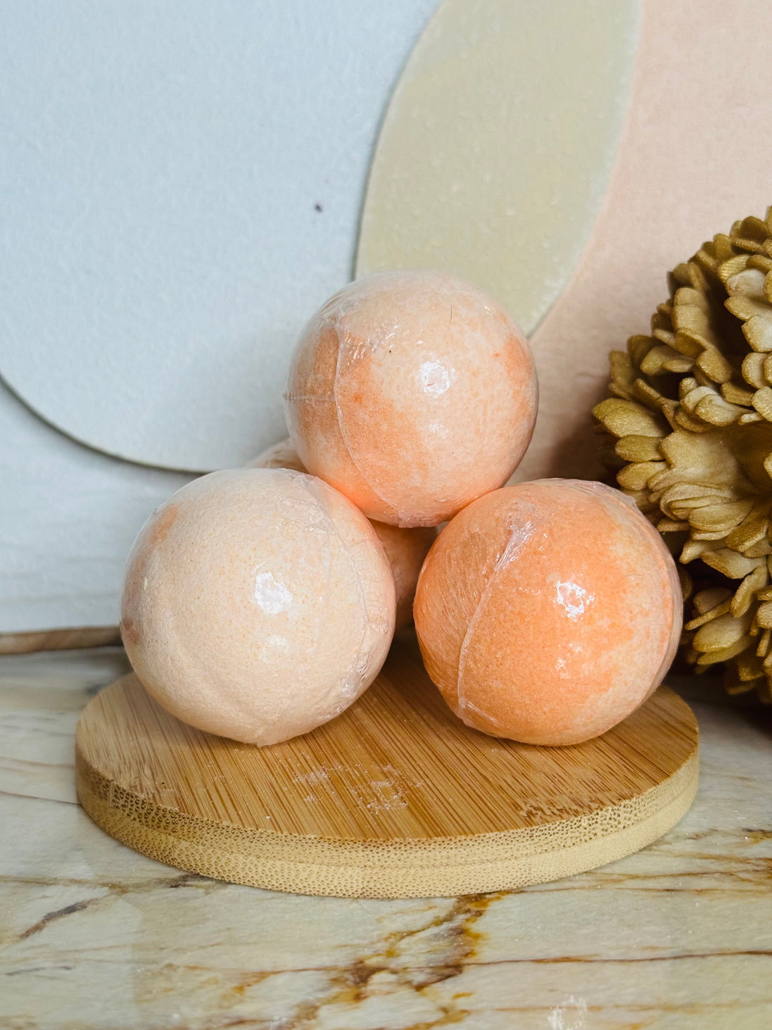 Bombe de bain 45 g pêche