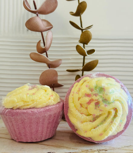 Fondant de bain crème fouetté rhubarbe