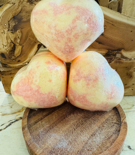 Coeur de bain pomme