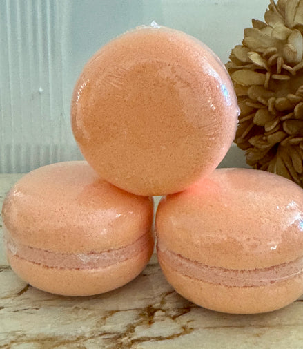Macaron de bain pamplemousse