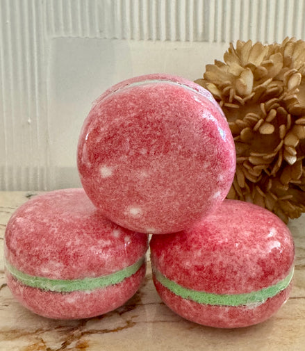 Macaron de bain raisin