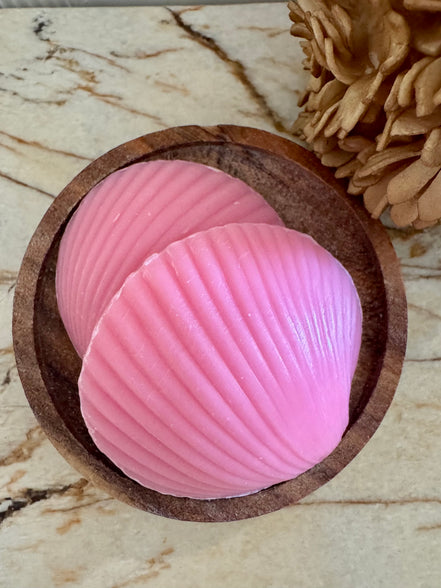 Petit savon coquillage rose